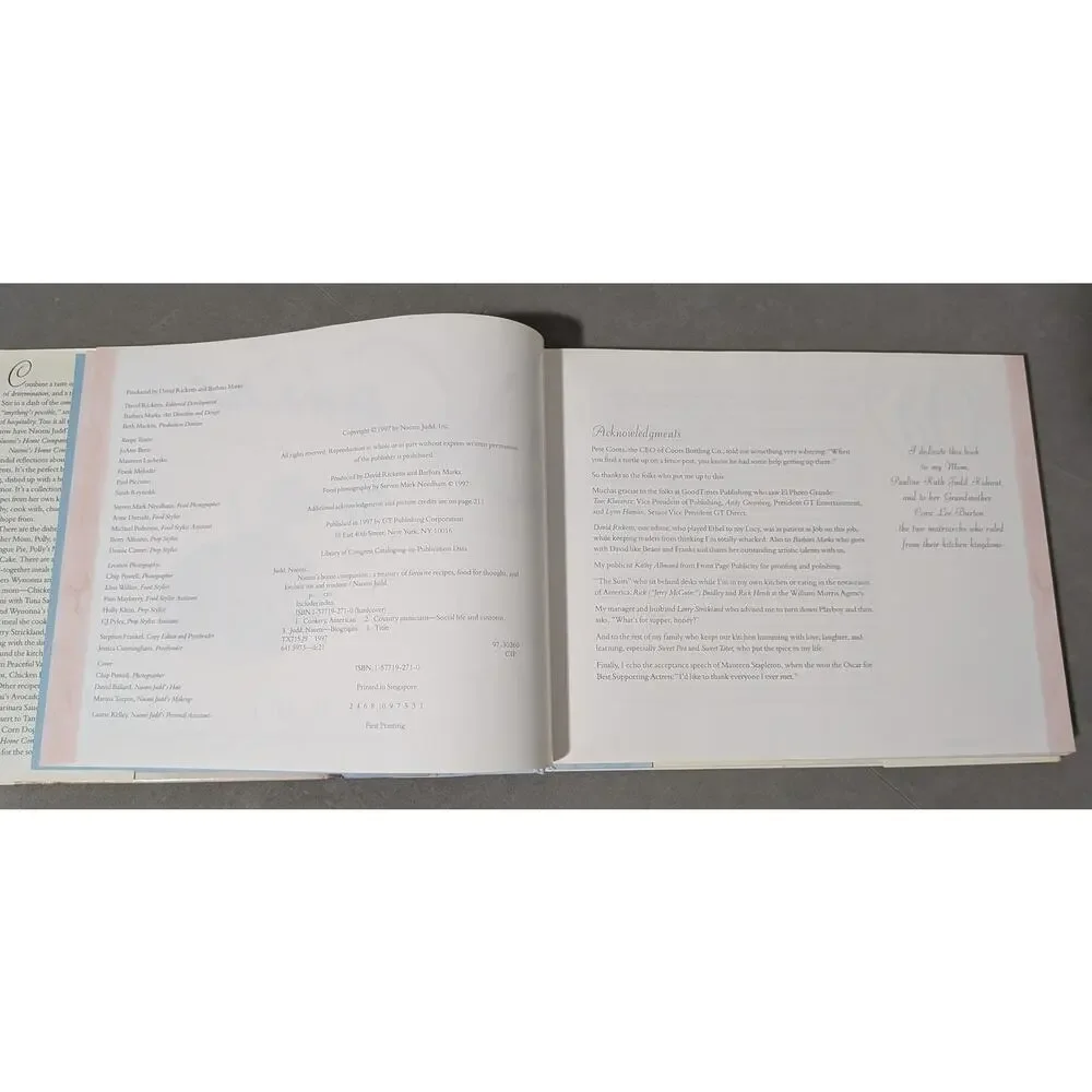 Vintage Naomi's Home Companion Cookbook (1997 Hardcover with Dust Jacket)